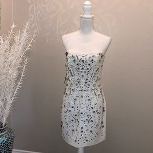 NWT Size 8 white Sparkly Dress